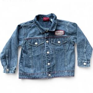 Radio Flyer Vintage 100% Cotton Denim Jacket with Patch Kids 4T